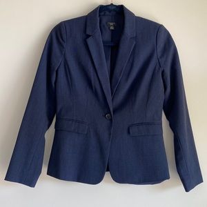Ann Taylor Factory Navy suit blazer